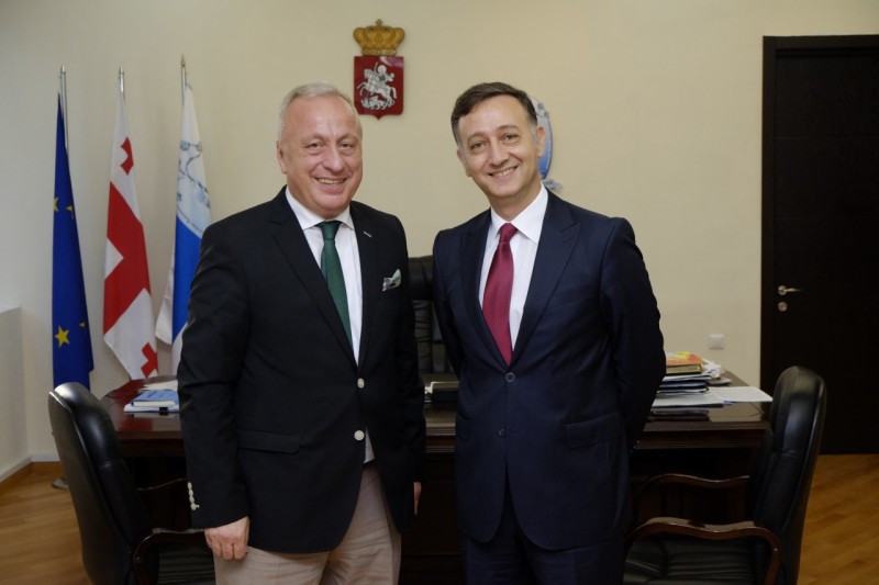 Ambassador Extraordinary and Plenipotentiary  of Turkey to Georgia H.E. Zeki Levent Gümrükçü  Visited TSMU